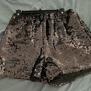 Sequin shorts designed by sincerely jewels. Fully lined size large fits 27- 30